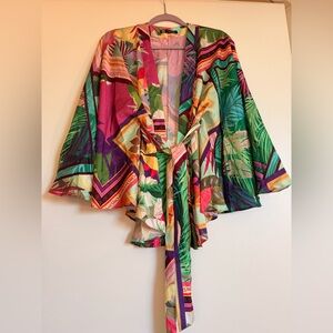 Zara Colorful Floral Kimono